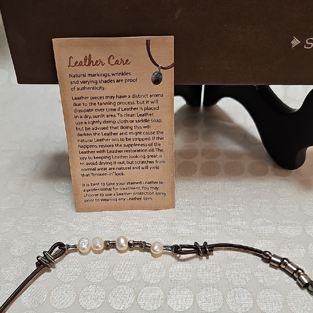 Silpada Pearl and Silver Necklace - Picture 4 of 8
